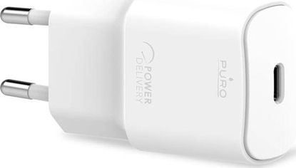 Picture of adowarka Puro Mini Fast Travel Charger 1x USB-C 3 A (PUR415WHT)