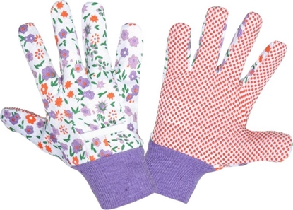 Picture of Lahti Pro rkawice nakrapiane fioletowe rozmiar 7 (L240507K)