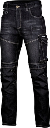 Picture of Lahti Pro SPODNIE JEANSOWE CZARNE STRETCH ZE WZMOCN., "2XL", CE, LAHTI