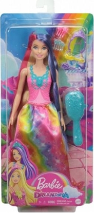 Attēls no Lalka Barbie Mattel Dreamtopia - Księżniczka, długie włosy (GTF37/GTF38)