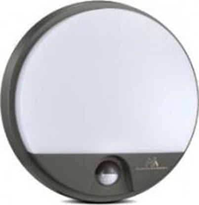 Изображение Lampa sufitowa Maclean Lampa LED Maclean MCE291 GR z czujnikiem ruchu na podczerwie 1100lm 15W IP54 szara