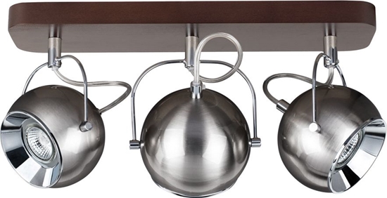 Picture of Lampa sufitowa Spotlight Spot natynkowy chrom Spotlight BALL WOOD drewno bukowe 5131376