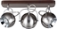 Изображение Lampa sufitowa Spotlight Spot natynkowy chrom Spotlight BALL WOOD drewno bukowe 5131376