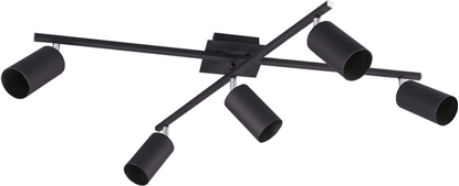 Изображение Lampa sufitowa Trio RL lampa sufitowa Marley 57 x 22 cm stal matowa czarna