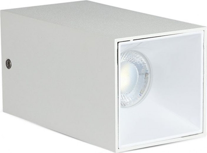 Attēls no Lampa sufitowa V-TAC spot sufitowy VT-882 GU10 35W IP20 kwadrat 14 x 7,4 cm biały