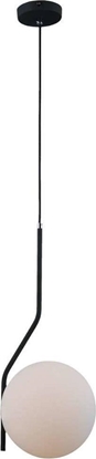 Attēls no Lampa wiszca Italux Loftowa LAMPA wiszca CARIMI PND-3300-1-BK metalowa OPRAWA szklany ZWIS kula grafitowa biaa