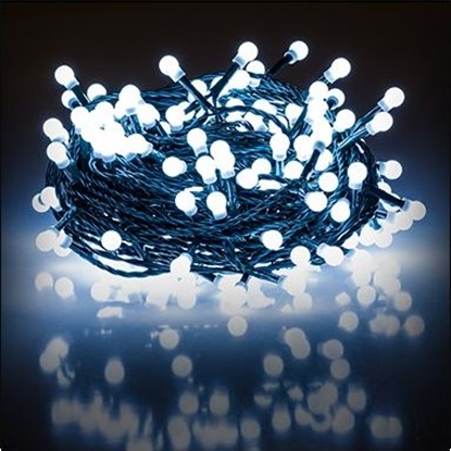 Изображение Lampki choinkowe Retlux 100 LED białe zimne