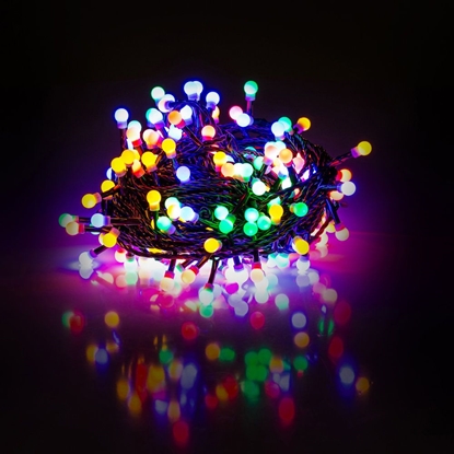 Изображение Lampki choinkowe Retlux 100 LED kolorowe