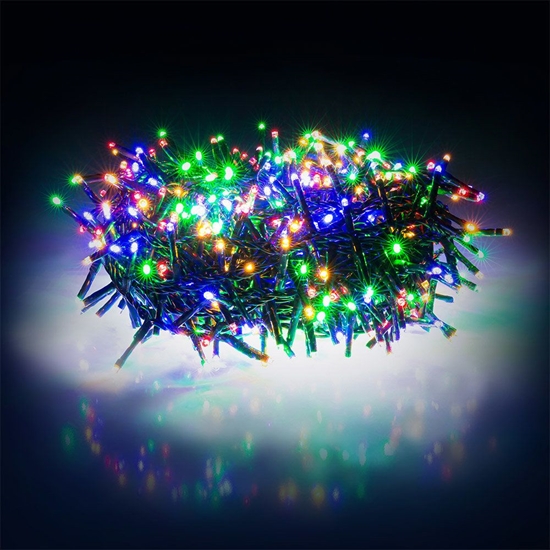 Picture of Lampki choinkowe Retlux 600 LED kolorowe