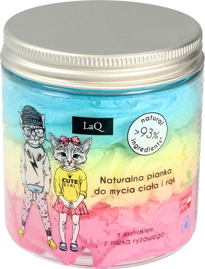 Picture of LaQ Naturalna pianka do mycia ciaa i rk dla dzieci