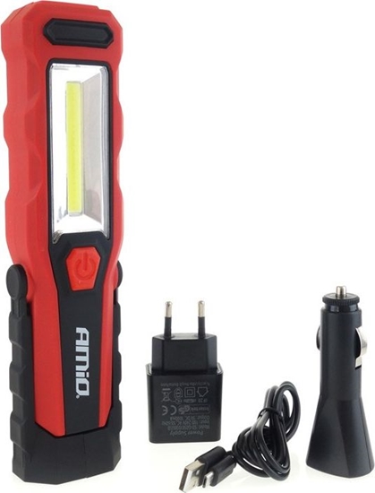 Изображение Latarka AMiO Latarka inspekcyjna z wbudowanym akumulatorem wt02