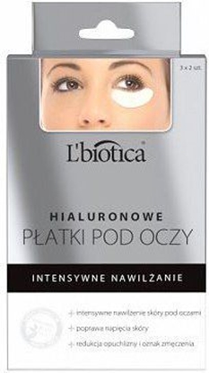 Attēls no Lbiotica  Hialuronowe patki pod oczy Intensywne nawilenie 3x2 szt.