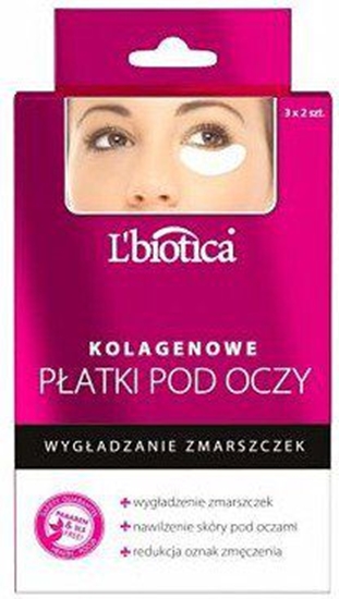 Picture of Lbiotica  Patki kolagenowe pod oczy Przeciwzmarszczkowe 3x2 szt.