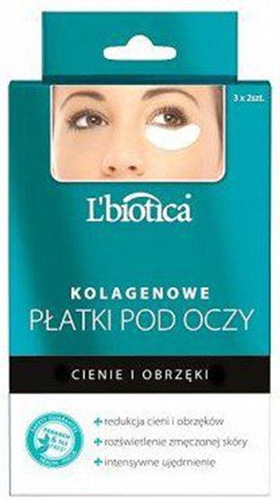 Picture of Lbiotica  Patki kolagenowe pod oczy Redukcja cieni i obrzków 3x2 szt.