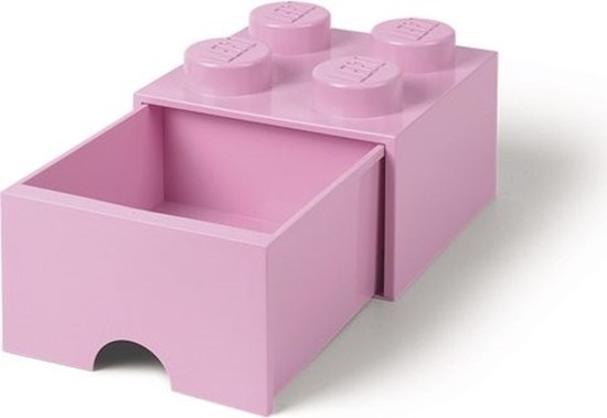Изображение LEGO Room Copenhagen Brick Drawer 4 pojemnik różowy (RC40051738)