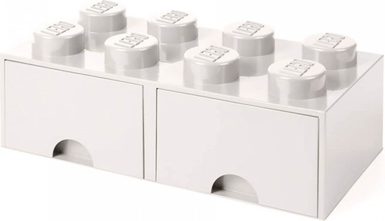 Изображение LEGO Room Copenhagen Brick Drawer 8 pojemnik biały (RC40061735)