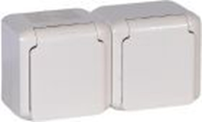 Picture of Legrand Gniazdo podwójne Forix hermetyczne IP44 16A biay (782377)