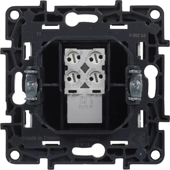 Picture of Legrand Gniazdo telefoniczne Legrand Niloe Step 863355 pojedyncze RJ11 aluminium
