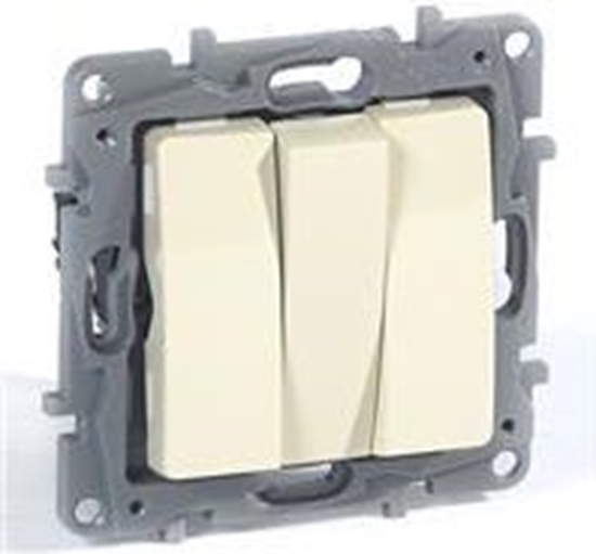 Picture of Legrand cznik potrójny Niloe 10AX kremowy (764603)
