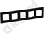 Attēls no Legrand Niloe Step - ramka piciokrotna 5x- kolor czarny 863595