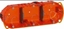 Attēls no Legrand Puszka uniwersalna 214mm 72 x 40mm potrójna pomaraczowy Batibox (080103)