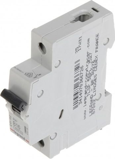 Изображение Legrand WYCZNIK NADPRDOWY LE-419136 JEDNOFAZOWY 16A TYP B LEGRAND