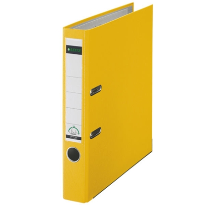 Attēls no Leitz 180° Lever Arch File Plastic 50 mm ring binder A4 Yellow