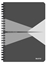 Изображение Leitz 44980085 writing notebook A5 90 sheets Grey, White