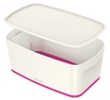Picture of Leitz MyBox Storage tray Rectangular ABS synthetics Pink, White