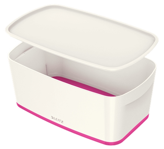 Picture of Leitz MyBox Storage tray Rectangular ABS synthetics Pink, White