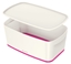 Attēls no Leitz MyBox Storage tray Rectangular ABS synthetics Pink, White