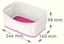 Attēls no Leitz MyBox Storage tray Rectangular ABS synthetics Pink, White