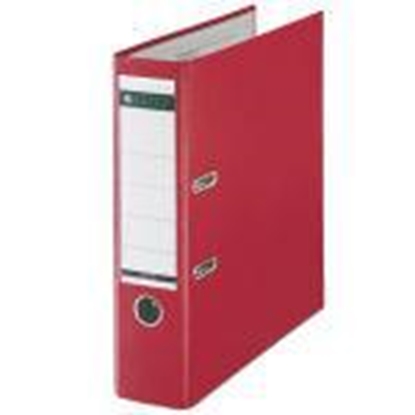 Attēls no Leitz Plastic Lever Arch File A4 80mm 180° Red ring binder
