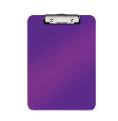 Picture of Leitz WOW clipboard A4 Metal, Polystyrol Purple