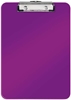 Picture of Leitz WOW clipboard A4 Metal, Polystyrol Purple