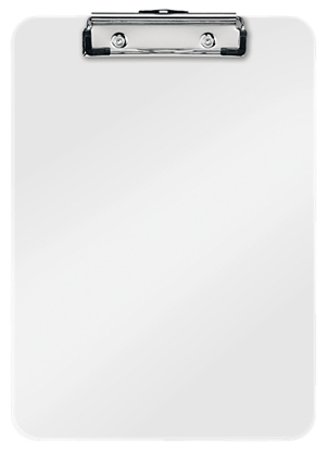 Picture of Leitz WOW clipboard A4 Metal, Polystyrol White