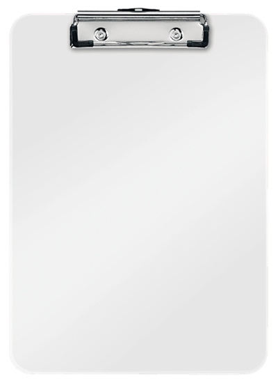 Picture of Leitz WOW clipboard A4 Metal, Polystyrol White