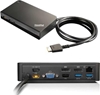 Picture of Lenovo 03X6296 laptop dock/port replicator Wired OneLink+ Black