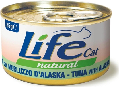 Изображение Life Pet Care Life Cat Puszka 85g Tuńczyk Mintaj Karma dla Kota
