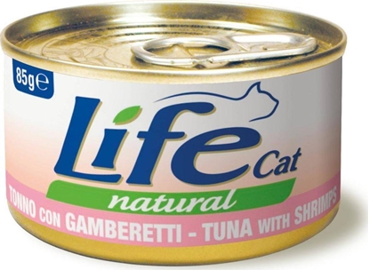 Изображение Life Pet Care LIFE CAT pusz.85g TUNA + SHRIMPS /24