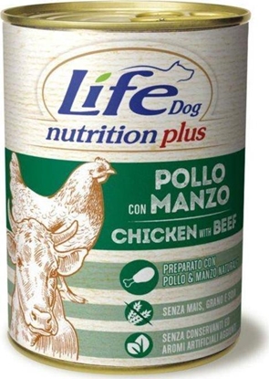 Picture of Life Pet Care LIFE DOG pusz.400g CHICKEN + BEEF + VEGETABLES /24