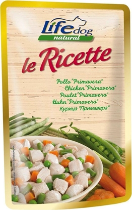 Изображение Life Pet Care LIFE DOG sasz.95g CHICKEN + PRIMAVERA LE RICETTE /30