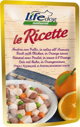 Изображение Life Pet Care LIFE DOG sasz.95g DUCK + CHICKEN LE RICETTE /30