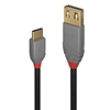 Picture of Lindy 0.15m USB 2.0 C to A AdapterCable, Anthra Line