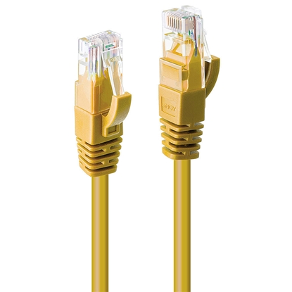 Picture of Lindy 0.3m Cat.6 U/UTP Cable, Yellow
