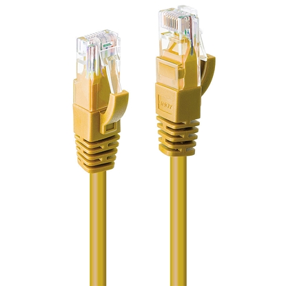 Attēls no Lindy 0.3m Cat.6 U/UTP Cable, Yellow