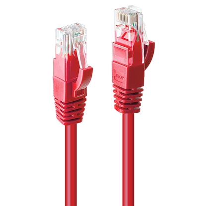 Picture of Lindy 0.3m Cat.6 U/UTP Cable, Red