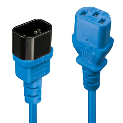 Picture of Lindy 0.5m C14 to C13 Extension Cable, blue,