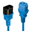 Attēls no Lindy 0.5m C14 to C13 Extension Cable, blue,