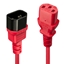 Изображение Lindy 0.5m C14 to C13 Extension Cable, red